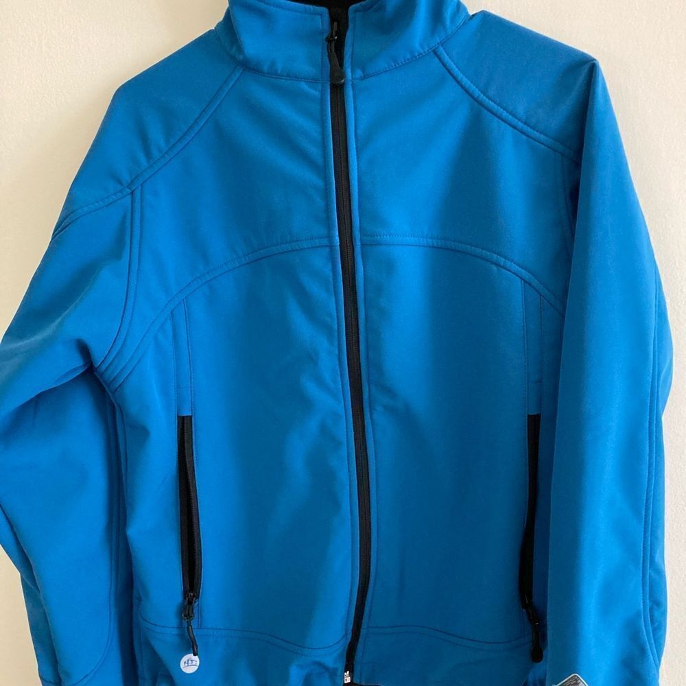 Womens Blue Stormtech Waterproof Performance Zip Up Jacket